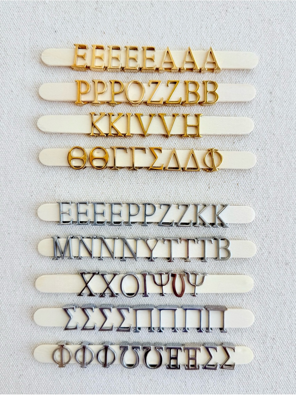 *Greek Letter Charms* KEEP COLLECTIVE Retired $8 Each